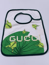 Kids - Gucci White Green baby Bib