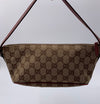 Sold-GUCCI GG Logo Brown Small Handbag