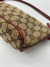 Sold-GUCCI GG Logo Brown Small Handbag