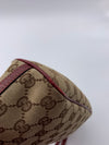 Sold-GUCCI GG Logo Brown Small Handbag