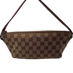 Sold-GUCCI GG Logo Brown Small Handbag