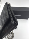 Sold-CHANEL CC Wallet-on-the-chain Lambskin Crossbody Bag - Black