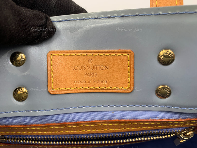 Sold-LOUIS VUITTON Monogram Vernis Reade PM Blue