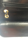 Sold-CHANEL Classic Lambskin Double Chain Double Medium Flap Bag black/gold