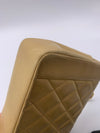 Sold-CHANEL Lambskin Medium Diana Single Chain Single Flap Bag Beige/gold (2)