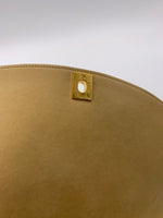 Sold-CHANEL Lambskin Medium Diana Single Chain Single Flap Bag Beige/gold (2)