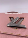 LOUIS VUITTON Epi Twist MM Pink Shoulder Bag Crossbody Bag