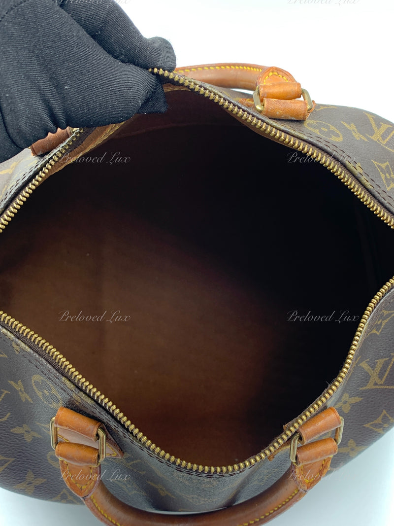 Sold-LOUIS VUITTON Monogram Speedy 30 Bag