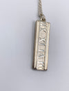 Tiffany 
Co 925 Silver Atlas Collection Bar with Necklace