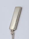 Tiffany 
Co 925 Silver Atlas Collection Bar with Necklace