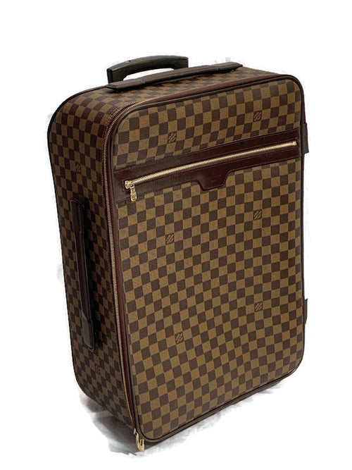 LOUIS VUITTON Damier Ebene Pegase 55 Luggage