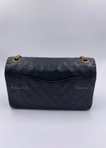 Sold-CHANEL Classic Lambskin Vintage Medium Flap Bag Black / Gold Hardware with Bijoux Chain