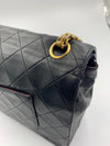 Sold-CHANEL Classic Lambskin Vintage Medium Flap Bag Black / Gold Hardware with Bijoux Chain