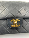 Sold-CHANEL Classic Lambskin Vintage Medium Flap Bag Black / Gold Hardware with Bijoux Chain