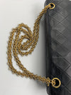 Sold-CHANEL Classic Lambskin Vintage Medium Flap Bag Black / Gold Hardware with Bijoux Chain