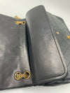 Sold-CHANEL Classic Lambskin Vintage Medium Flap Bag Black / Gold Hardware with Bijoux Chain