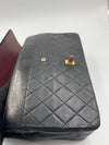 Sold-CHANEL Classic Lambskin Vintage Medium Flap Bag Black / Gold Hardware with Bijoux Chain