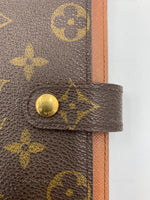 Sold-LOUIS VUITTON Monogram Canvas Small Ring Agenda