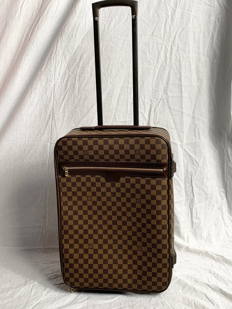 Sold-LOUIS VUITTON Damier Ebene Pegase 55 Luggage