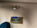 Sold-CHANEL Lambskin Mini Rectangular with Top Handle Caramel Beige / Gold Hardware