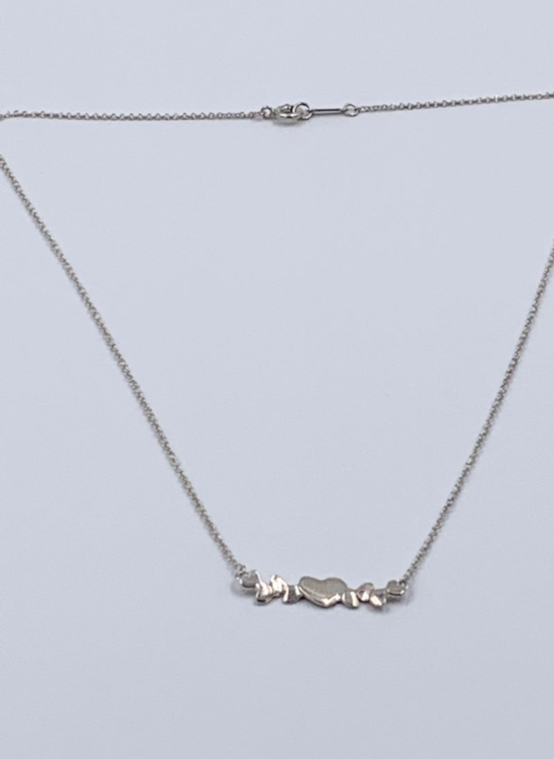 Sold-Tiffany 
Co Paloma Picasso Multiple Solid Hearts Necklace