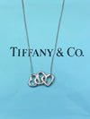 Sold-Tiffany 
Co Silver 925 Triple Open Hearts Necklace