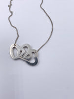 Sold-Tiffany 
Co Silver 925 Triple Open Hearts Necklace