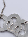 Sold-Tiffany 
Co Silver 925 Triple Open Hearts Necklace