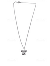 Sold-Tiffany 
Co Sterling Silver 925 Bow Pendant Necklace