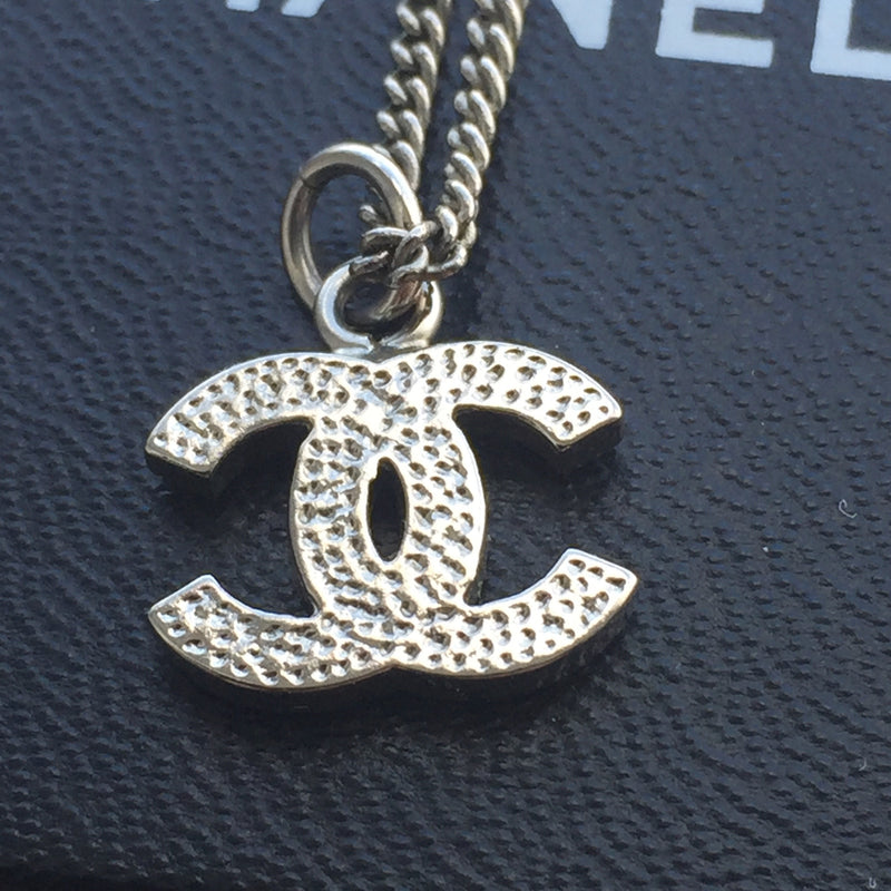 Sold-CHANEL CC Rhinestones Necklace