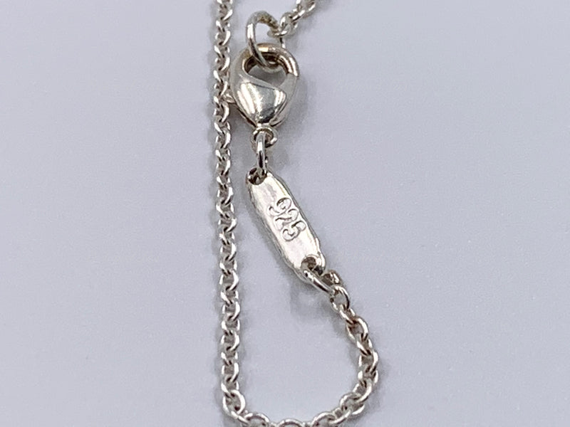 Sold-Tiffany 
Co 925 Silver 1837 Lock with Necklace