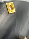 Sold-CHANEL Lambskin Medium Diana Single Chain Single Flap Bag Black/gold