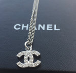 Sold - CHANEL CC Rhinestones Necklace