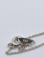 Sold-Tiffany 
Co 925 Silver Atlas Collection Medallion Pendant Necklace