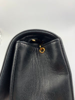 Sold-CHANEL Lambskin Small Diana Single Chain Single Flap Bag Black/gold