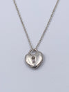 Tiffany 
Co 925 Silver Lock Necklace