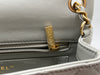 Sold-CHANEL Grey Lambskin Mini Rectangular Pearl Crush Flap Bag