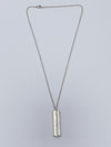 Sold-Tiffany 
Co 925 Silver 1837 Bar Pendant with Necklace