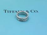 Sold-Tiffany 
Co 925 Silver 1837 Ring Size 6