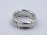 Sold-Tiffany 
Co 925 Silver 1837 Ring Size 6