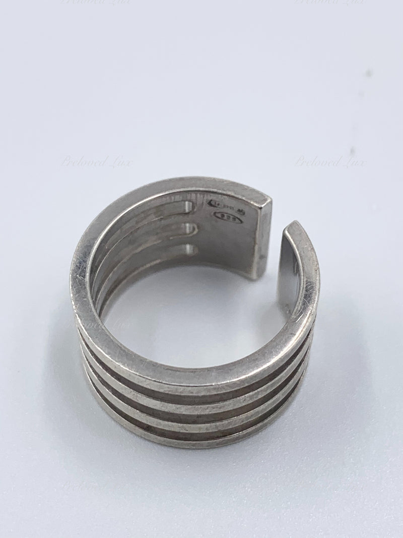 Sold-Gucci 925 Silver Ring Size 5