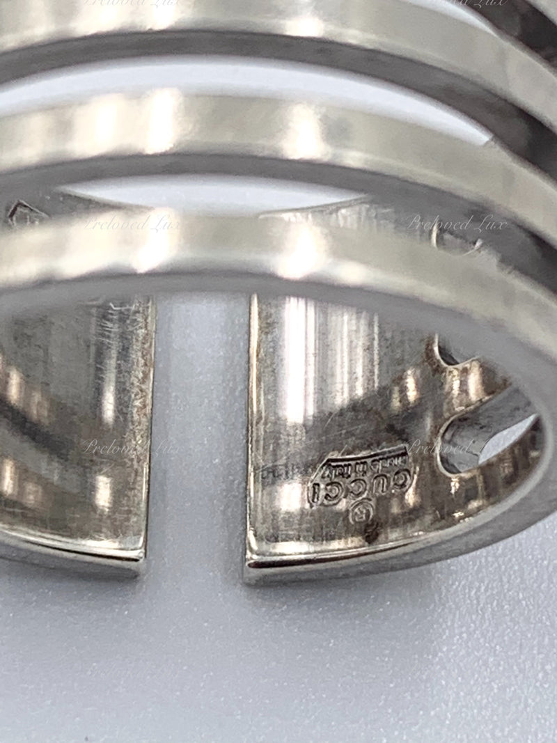 Sold-Gucci 925 Silver Ring Size 5