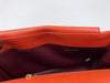 CHANEL Orange Red Lambskin Reissue Medium Diana Flap Crossbody Bag Gold hardware