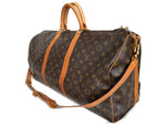 Sold-LOUIS VUITTON Monogram Keepall Bandoulière 55 with Strap Travel Bag