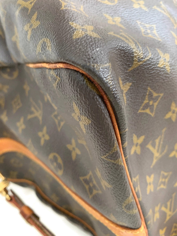 Sold-LOUIS VUITTON Monogram Keepall Bandoulière 55 with Strap Travel Bag