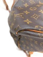 Sold-LOUIS VUITTON Monogram Keepall Bandoulière 55 with Strap Travel Bag