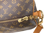 Sold-LOUIS VUITTON Monogram Keepall Bandoulière 55 with Strap Travel Bag