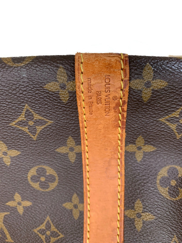 Sold-LOUIS VUITTON Monogram Keepall Bandoulière 55 with Strap Travel Bag