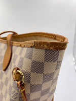 Sold-LOUIS VUITTON Damier Azur Neverfull MM