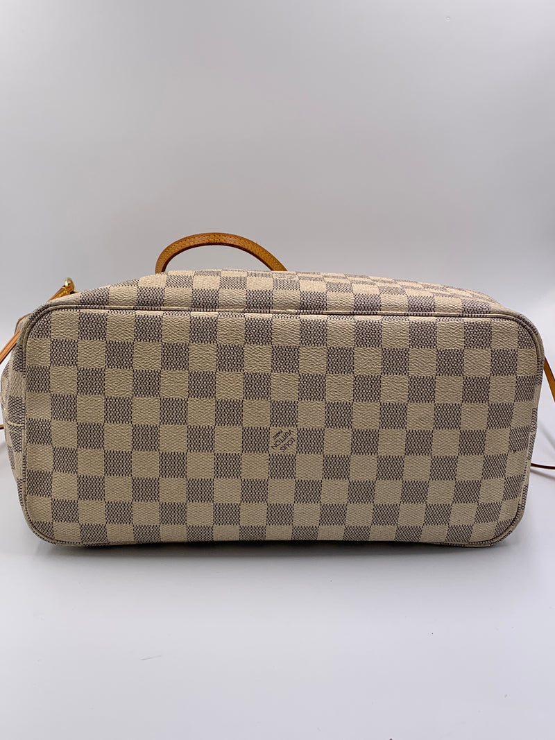 Sold-LOUIS VUITTON Damier Azur Neverfull MM